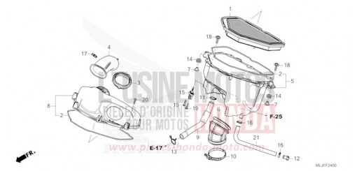 FILTRE A AIR GL1800BDS de 2025